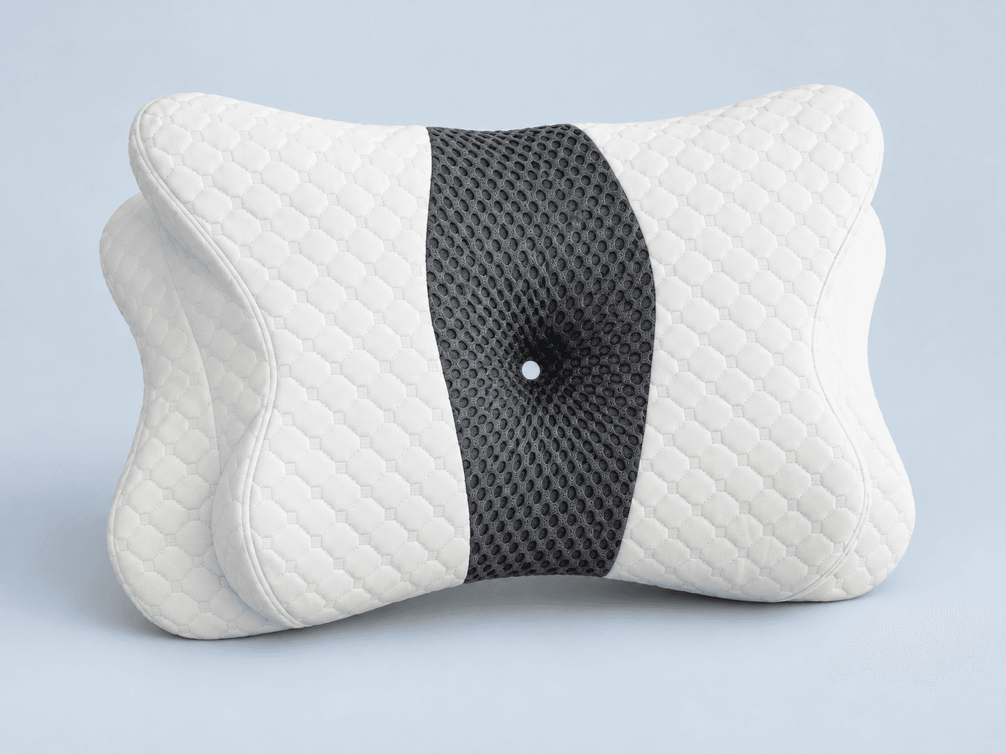 CloudSleep pillow on a pale blue background