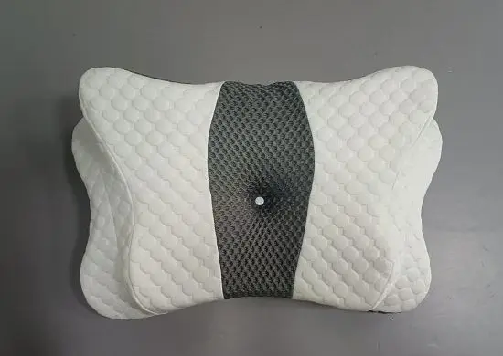 Real photo of the pillow from above